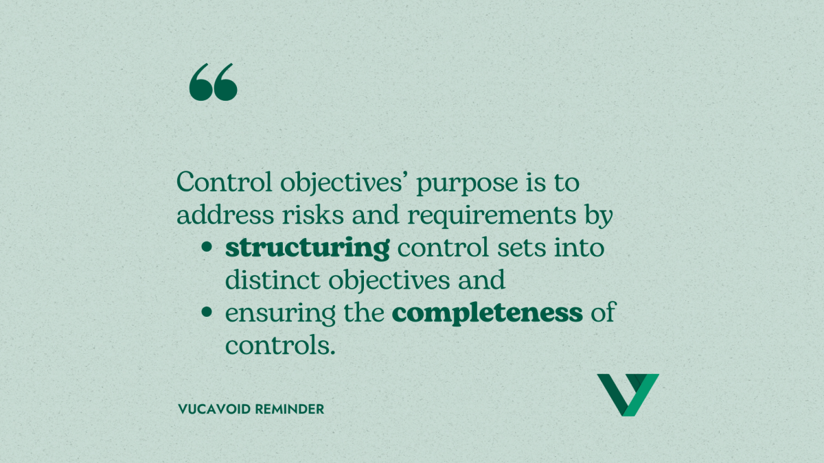 Telling Compliance Front to Back - Controls - vucavoid