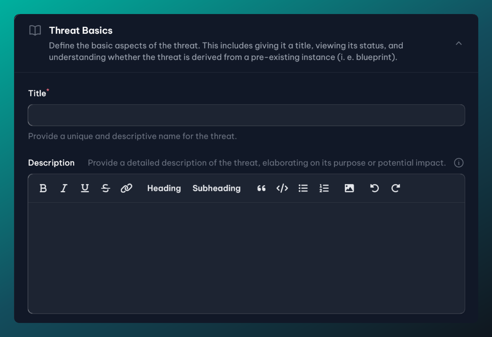 Attributes: Threat basics